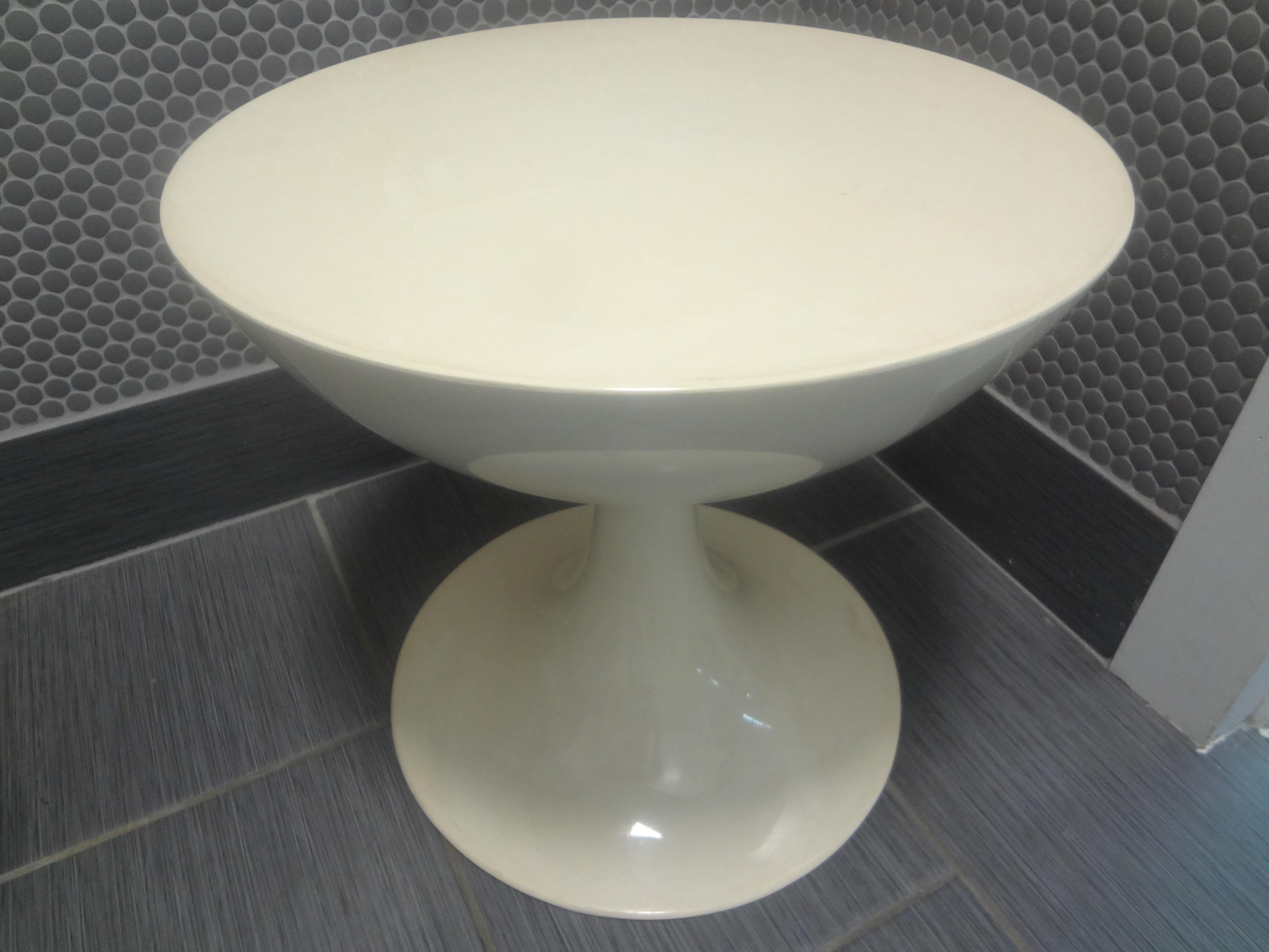 Danish Modern Fiberglass Tulip Table By Oddense Maskinsnedkeri For Sale 4