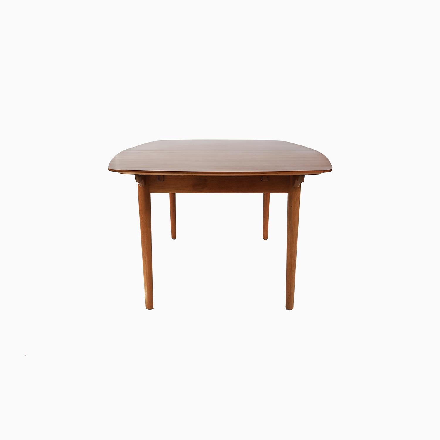 American Danish Modern Finn Juhl Baker Furniture Dining Table For Sale