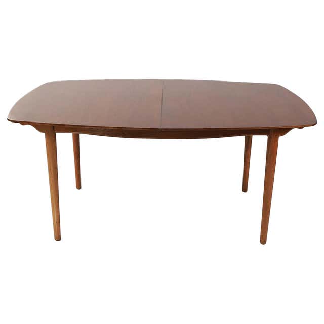 Hans J Wegner/Johannes Hansen 567 Teak Dining Table with Three Leaves ...