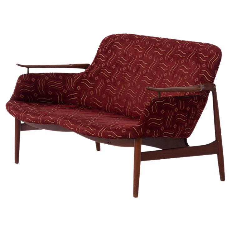 Danish Modern Finn Juhl NV-53 Settee For Sale