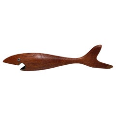 Danish Modern Fish Shark Bottle Opener Arne Basse Mid Century