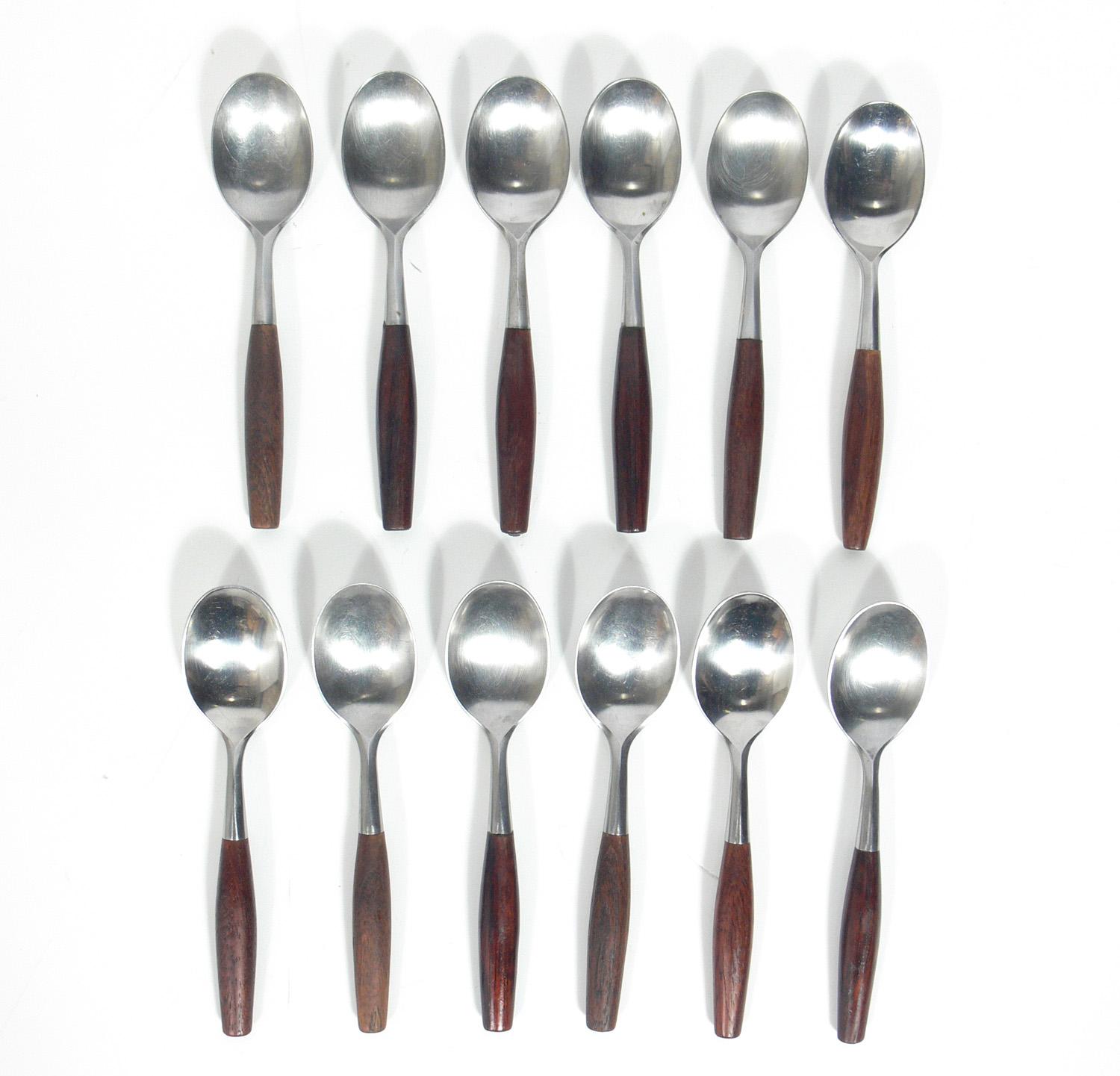 Danish Modern Fjord Flatware Service for Twelve by Jens Quistgaard 2