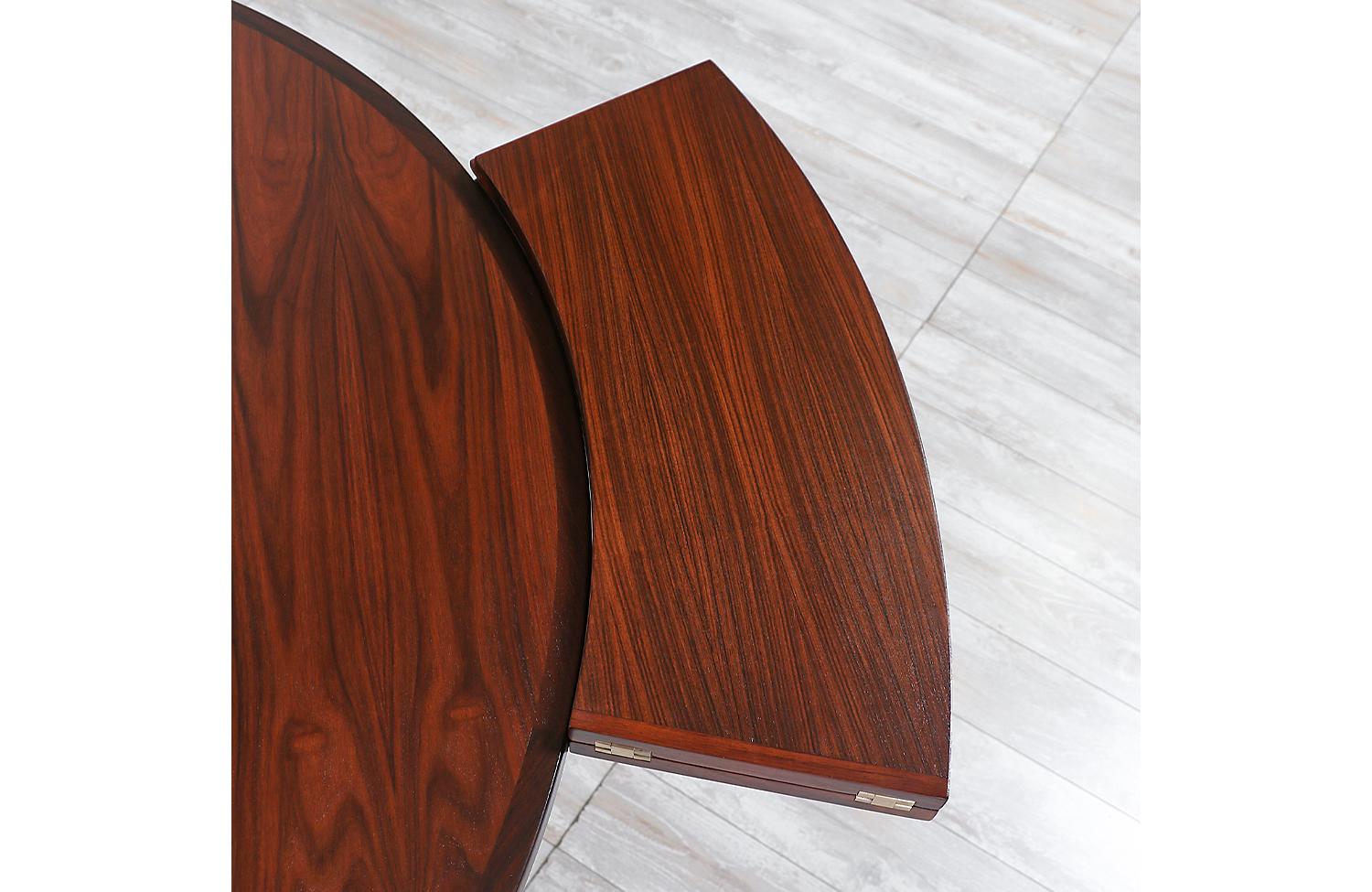 Danish Modern “Flip-Flap” Rosewood Dining Table by Dyrlund 5