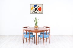 Danish Modern “Flip-Flap” Teak Dining Table by Dyrlund
