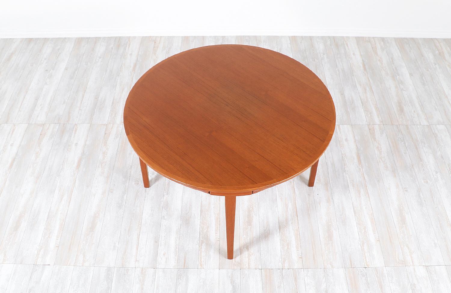 Danish Modern “Flip-Flap” Teak Dining Table by Dyrlund 1