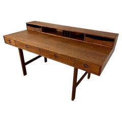 Danish Modern Flip Top Desk by Peter Lovig Nielsen