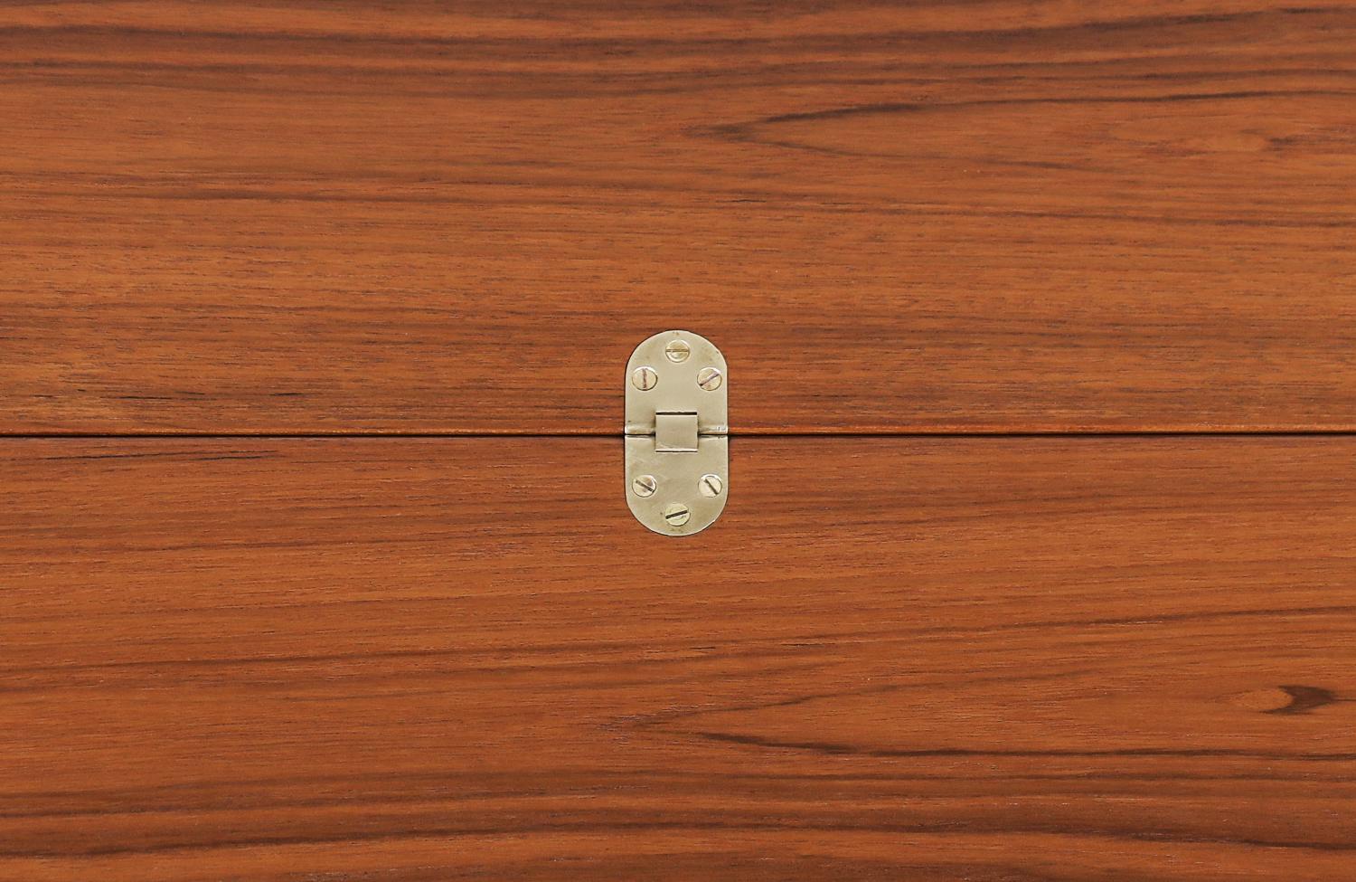 Danish Modern Flip-Top Executive Teak Desk by Peter Løvig Nielsen 3