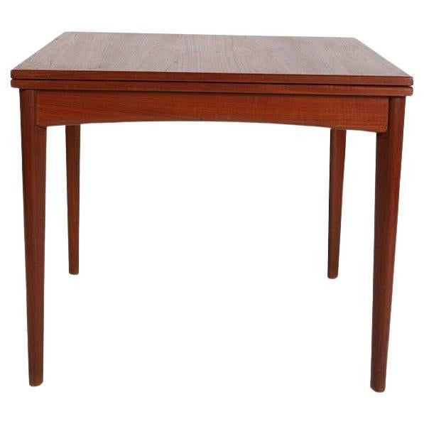 Dänischer moderner dänischer Spieltisch mit Flip-Top von Borge Mogensen