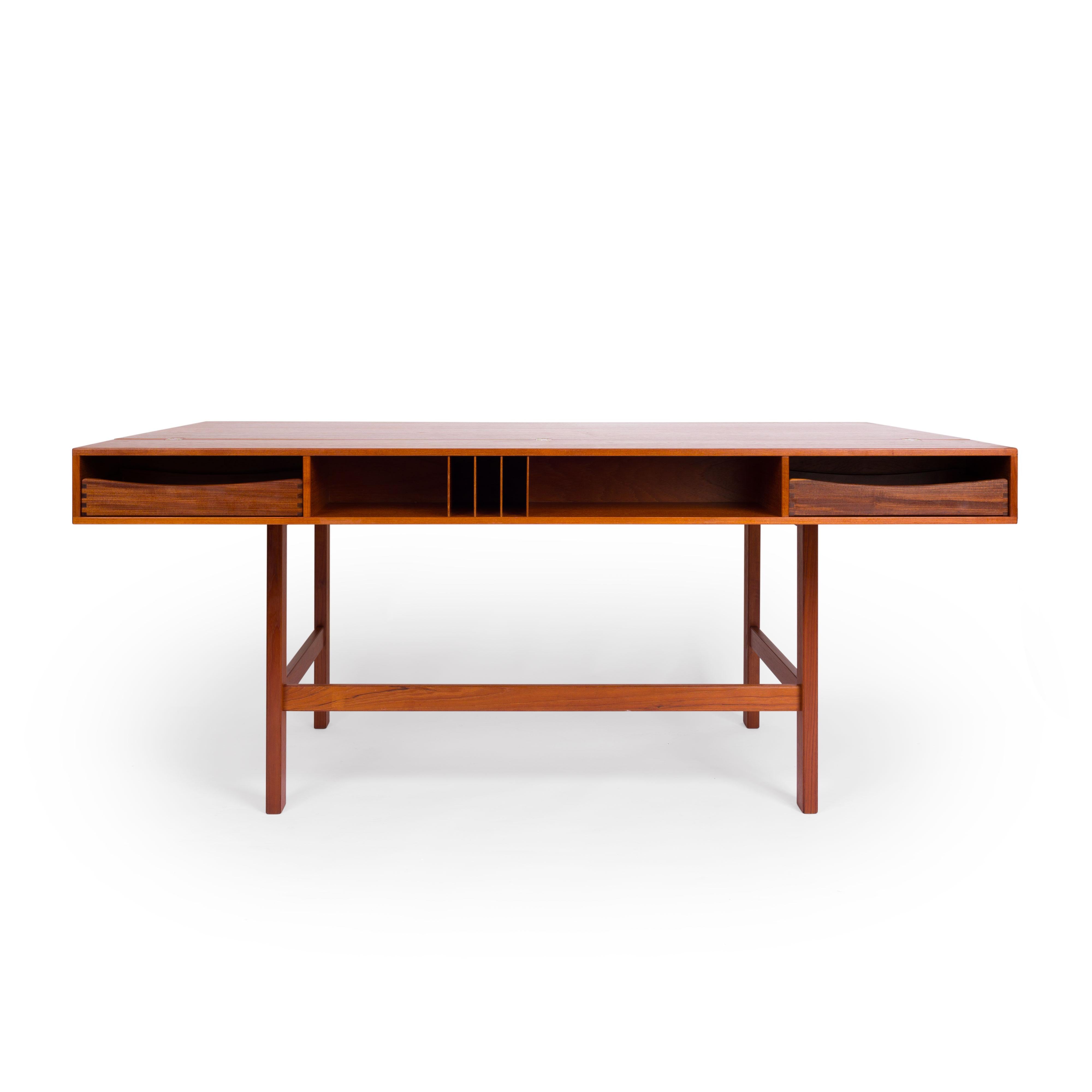 Danish Modern Flip-Top Partners Desk by Peter Løvig Nielsen 4