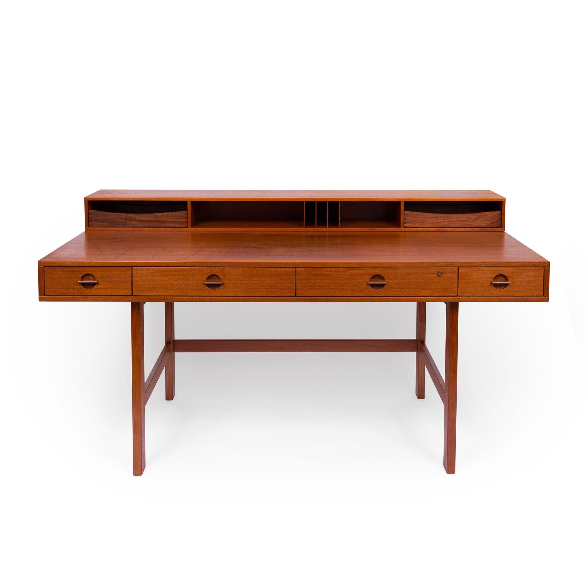Born in 1925, Peter Lovig Nielsen was a renowned Danish furniture designer and manufacturer who founded Lovig Dansk Mobelkunst. He made significant contributions to mid-20th century Danish furniture design, known for his modernist approach
