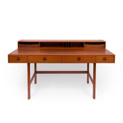 Danish Modern Flip-Top Partners Desk by Peter Løvig Nielsen