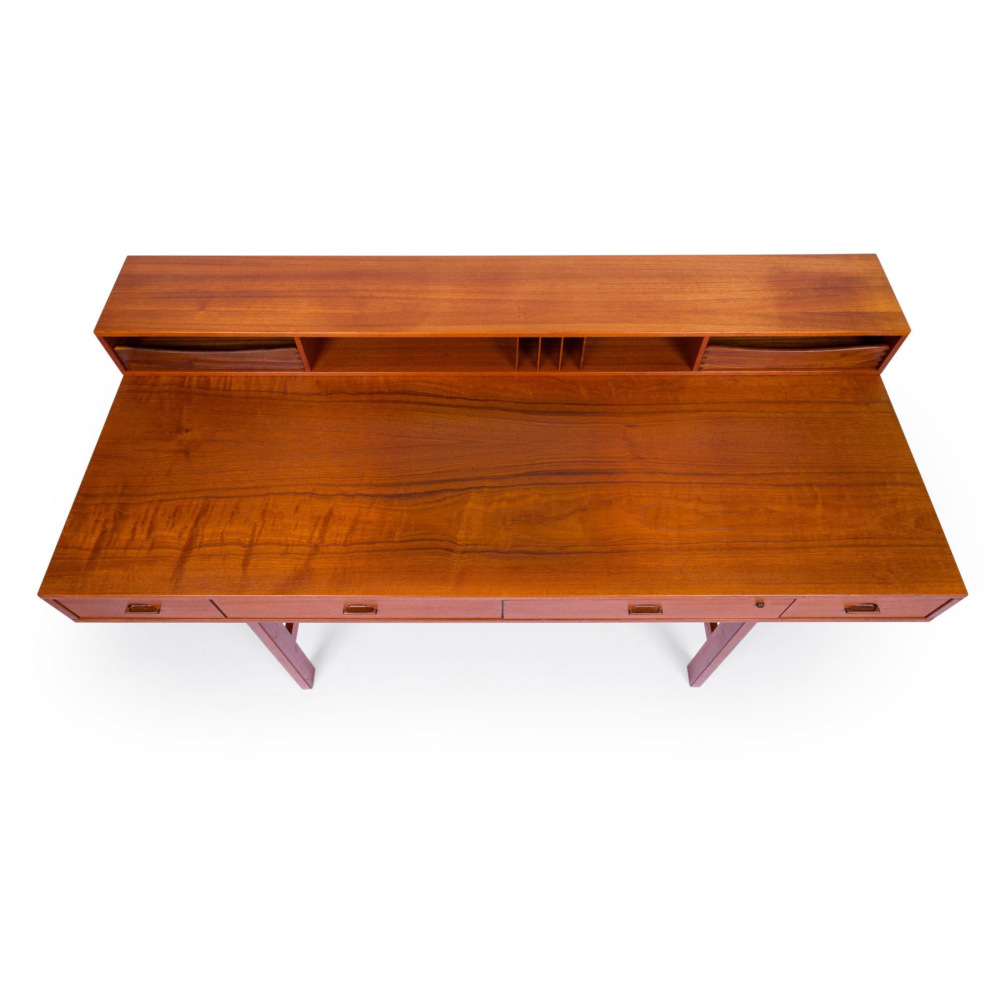 Danish Modern Flip-Top Partners Desk by Peter Løvig Nielsen 2