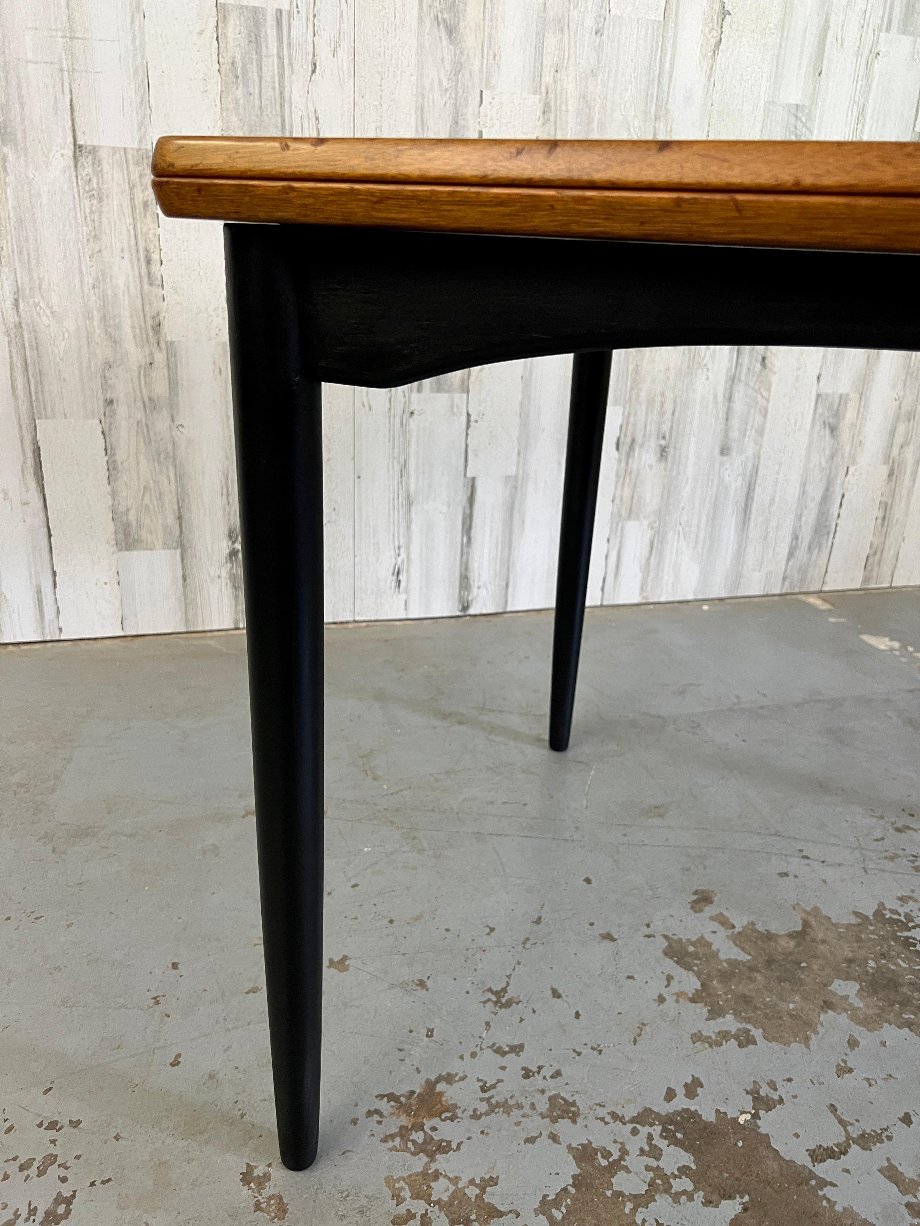 Danish Modern Flip Top Table at 1stDibs
