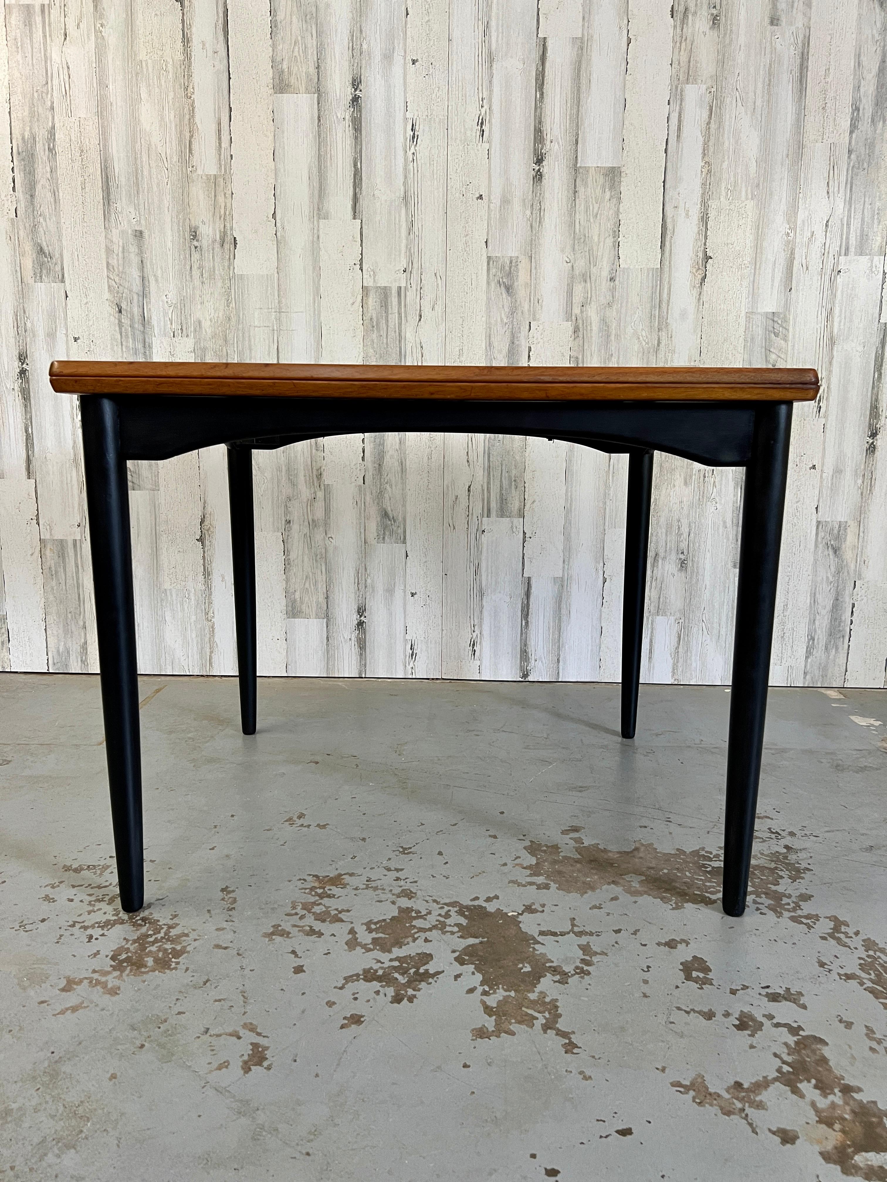 Danish Modern Flip Top Table  7