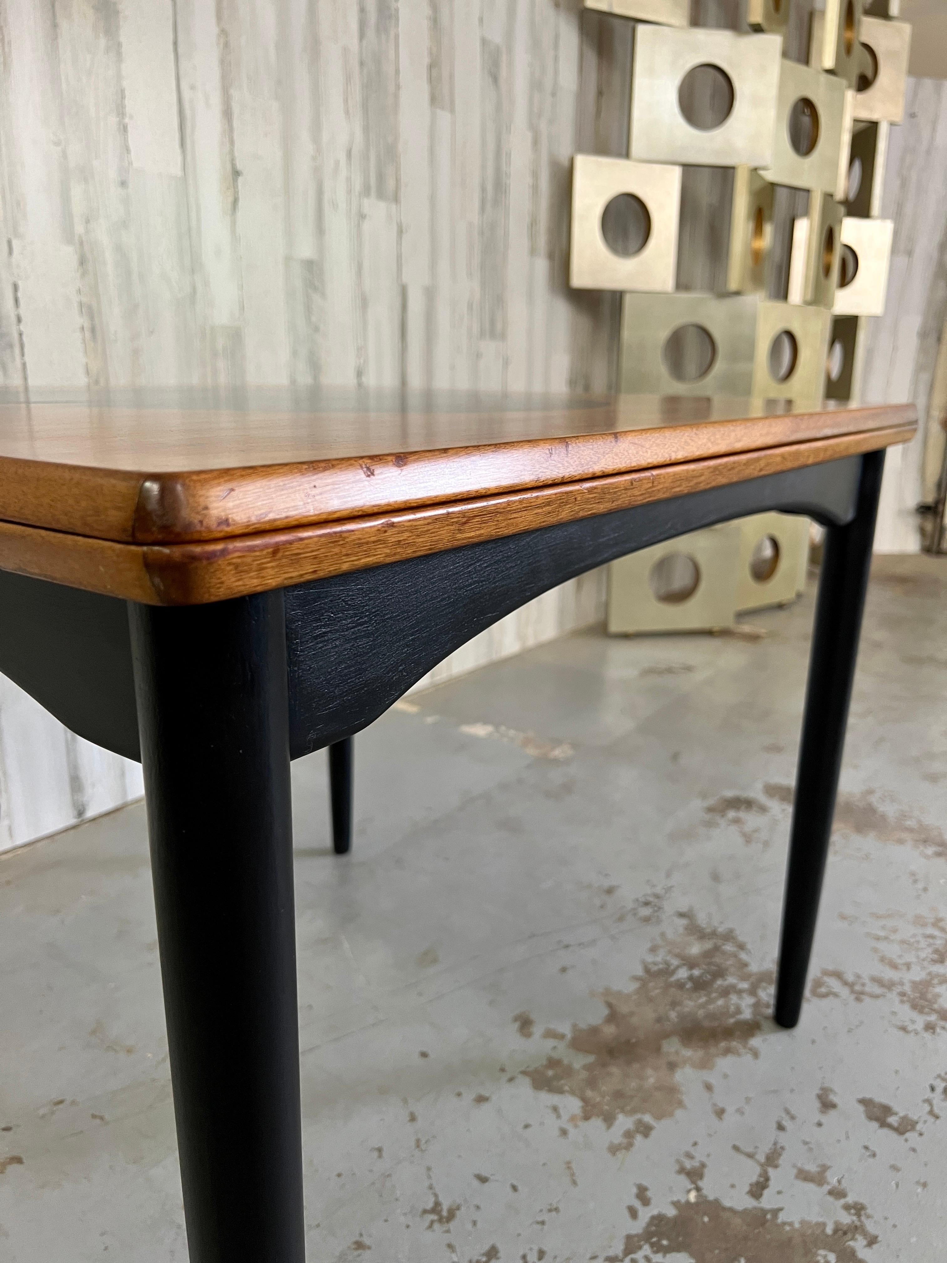 Danish Modern Flip Top Table  8