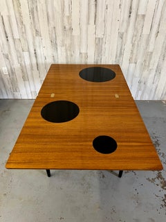 Danish Modern Flip Top Table