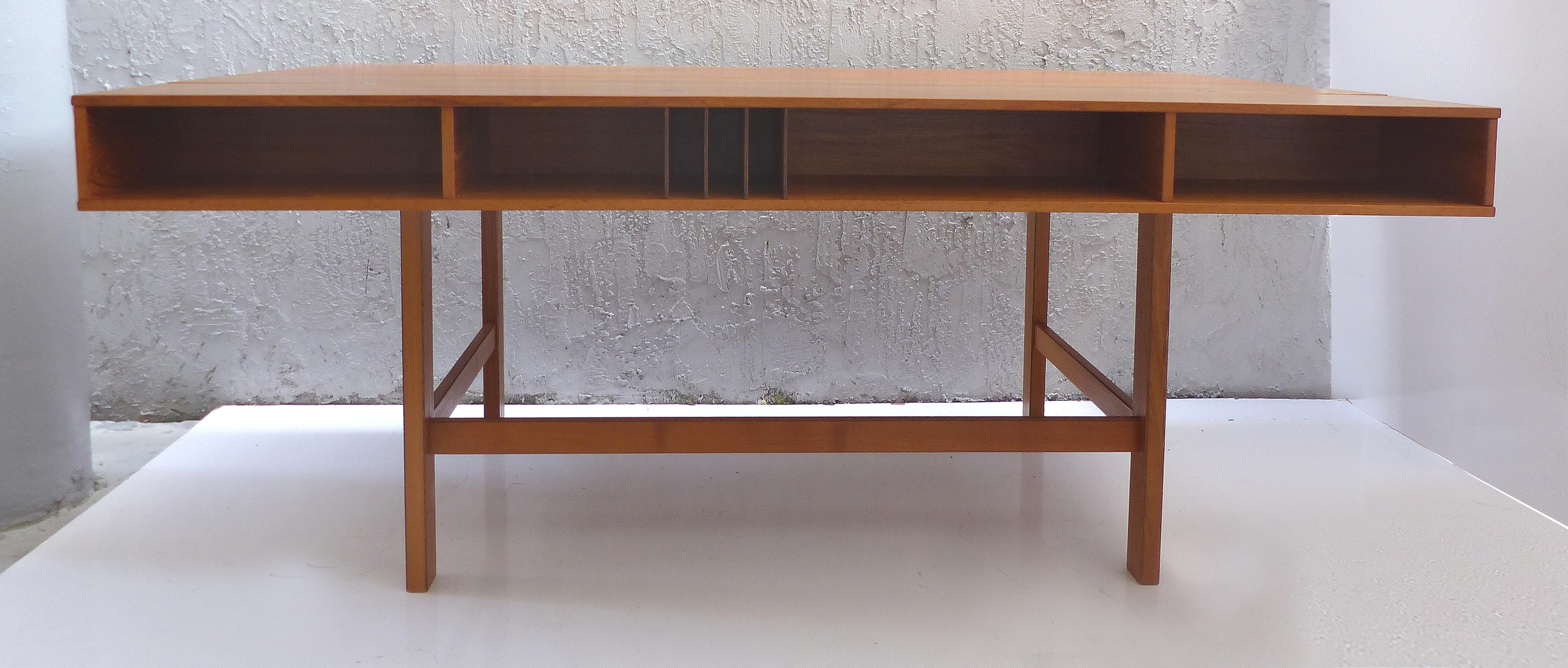 Danish Modern Flip-Top Teak Desk by Jens Quistgaard for Peter Løvig Nielsen 3