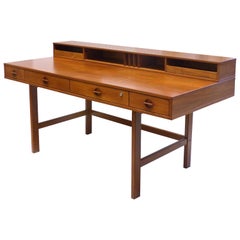 Danish Modern Flip-Top Teak Desk by Jens Quistgaard for Peter Løvig Nielsen