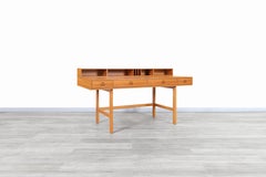Danish Modern "Flip Top" Teak Desk by Peter Løvig Nielsen