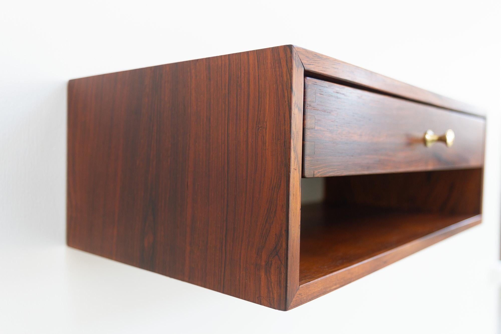 Mid-20th Century Danish Modern Floating Console by Kai Kristiansen for Aksel Kjersgaard, 1960s