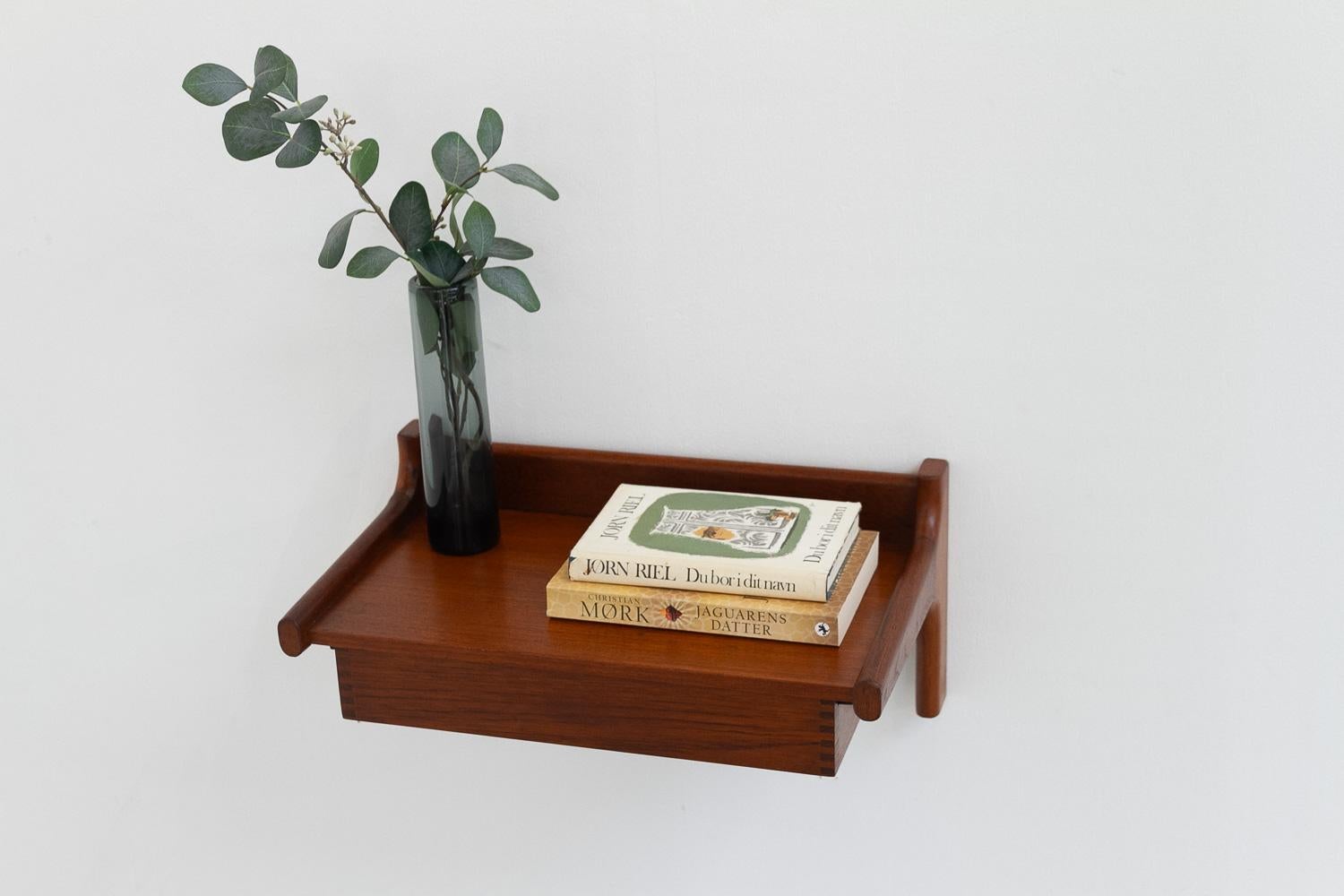 Danish Modern Floating Console in Teak by Kai Kristiansen, 1960s. 5