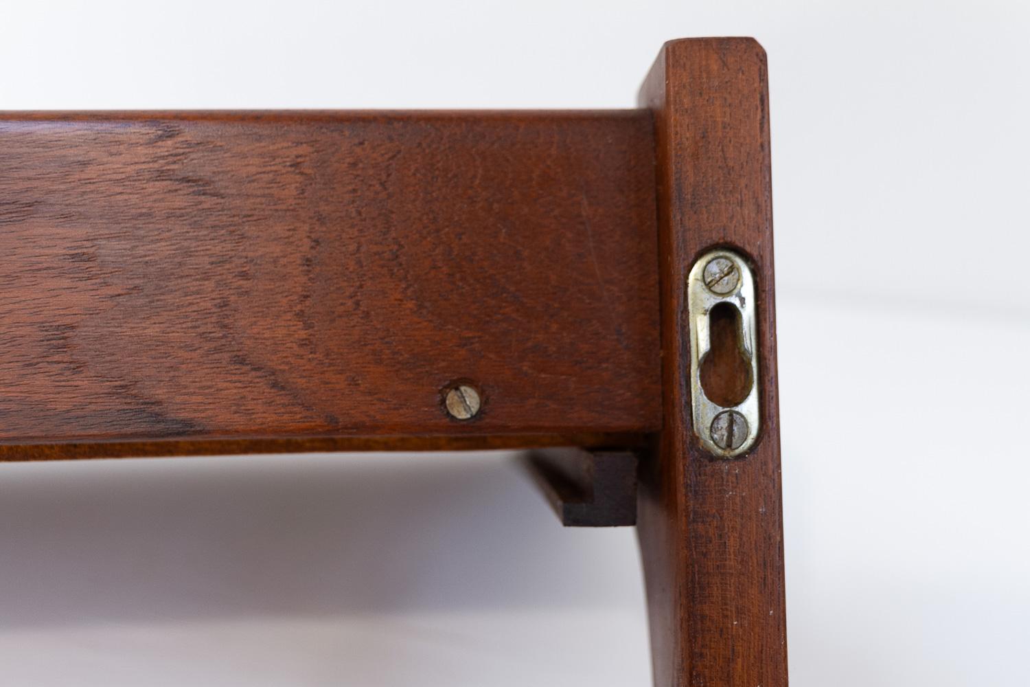 Danish Modern Floating Console in Teak by Kai Kristiansen, 1960s. 10