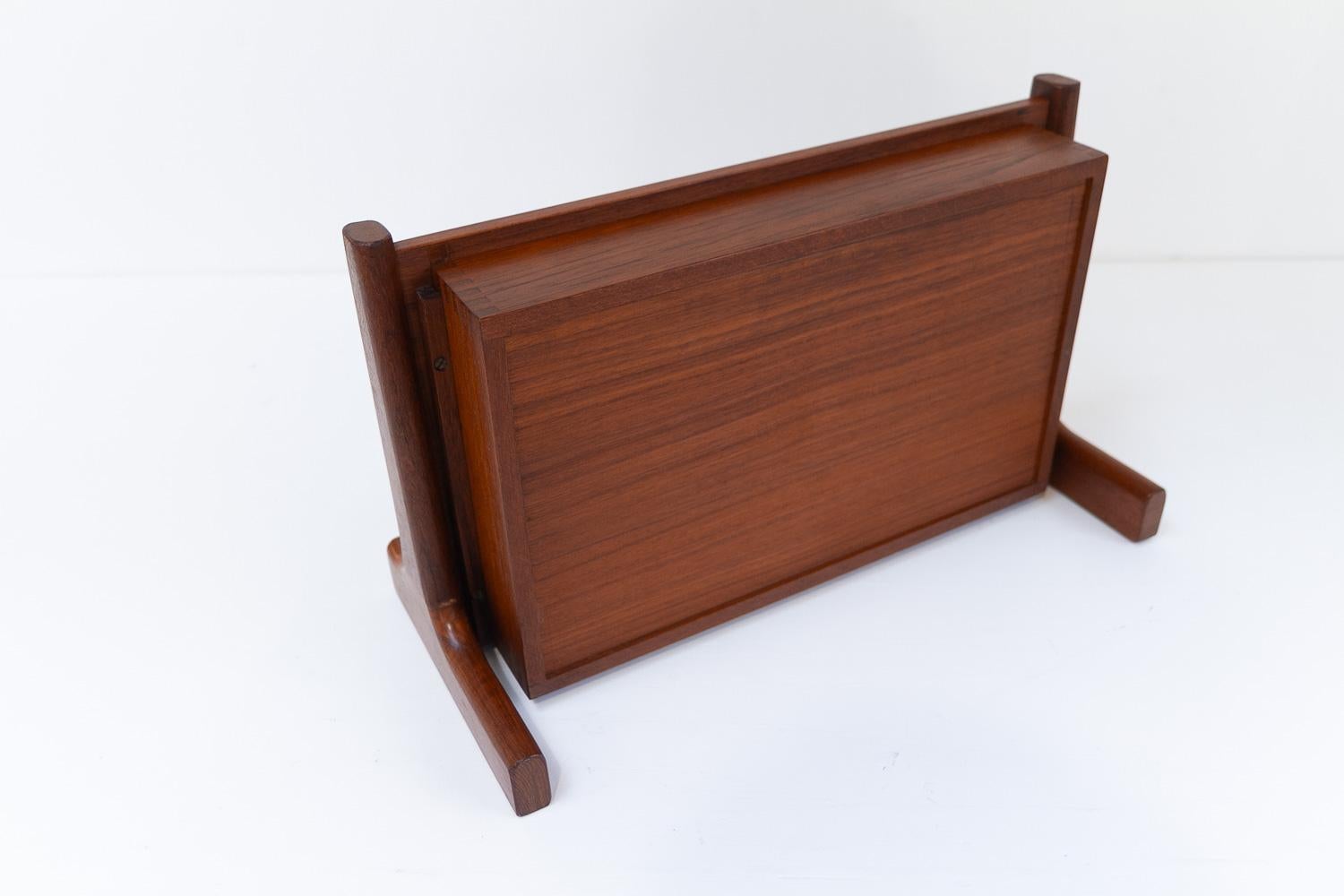Danish Modern Floating Console in Teak by Kai Kristiansen, 1960s. 12