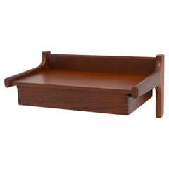 Danish Modern Floating Console in Teak by Kai Kristiansen, 1960s.