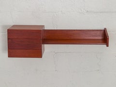 Danish Modern Floating Teak Shelf