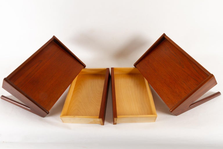 Danish Modern Floating Teak Shelves by Ølholm 1960s Set of 2 at 1stDibs teak shelves 2