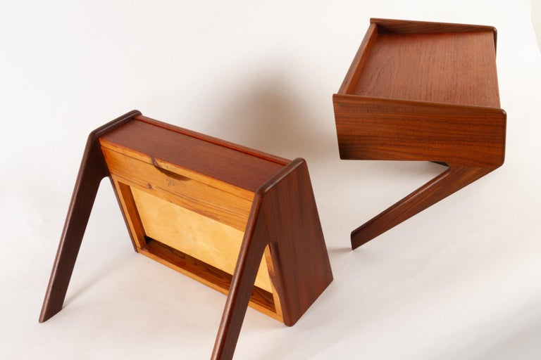 Danish Modern Floating Teak Shelves by Ølholm 1960s Set of 2 at 1stDibs teak shelves 2
