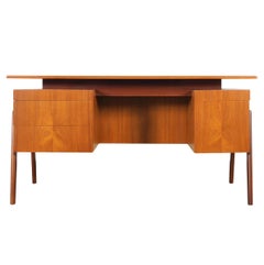 Danish Modern Floating Top Desk