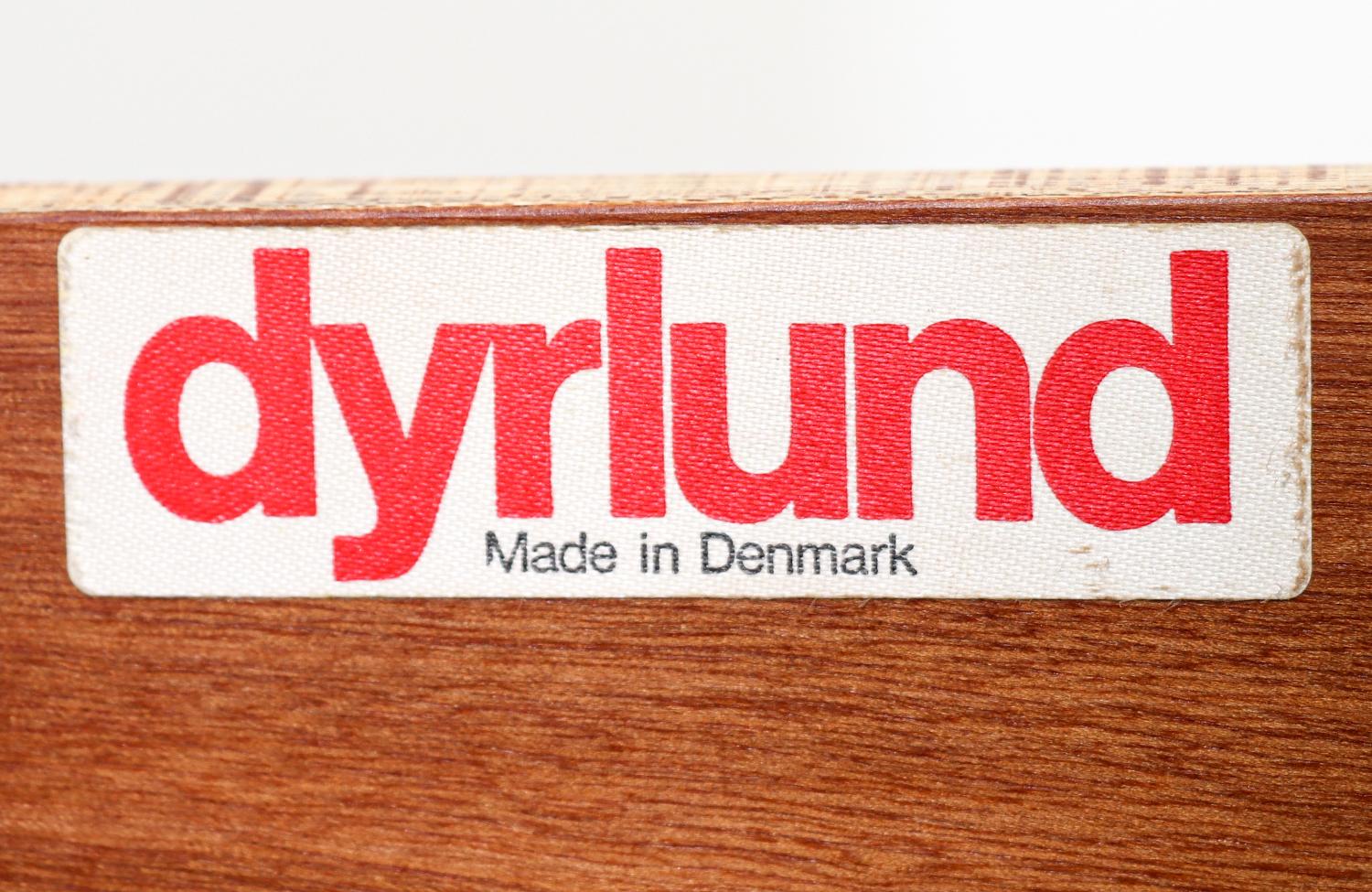 Dänischer moderner schwebender teak-schreibtisch mit bücherregal by Dyrlund 7