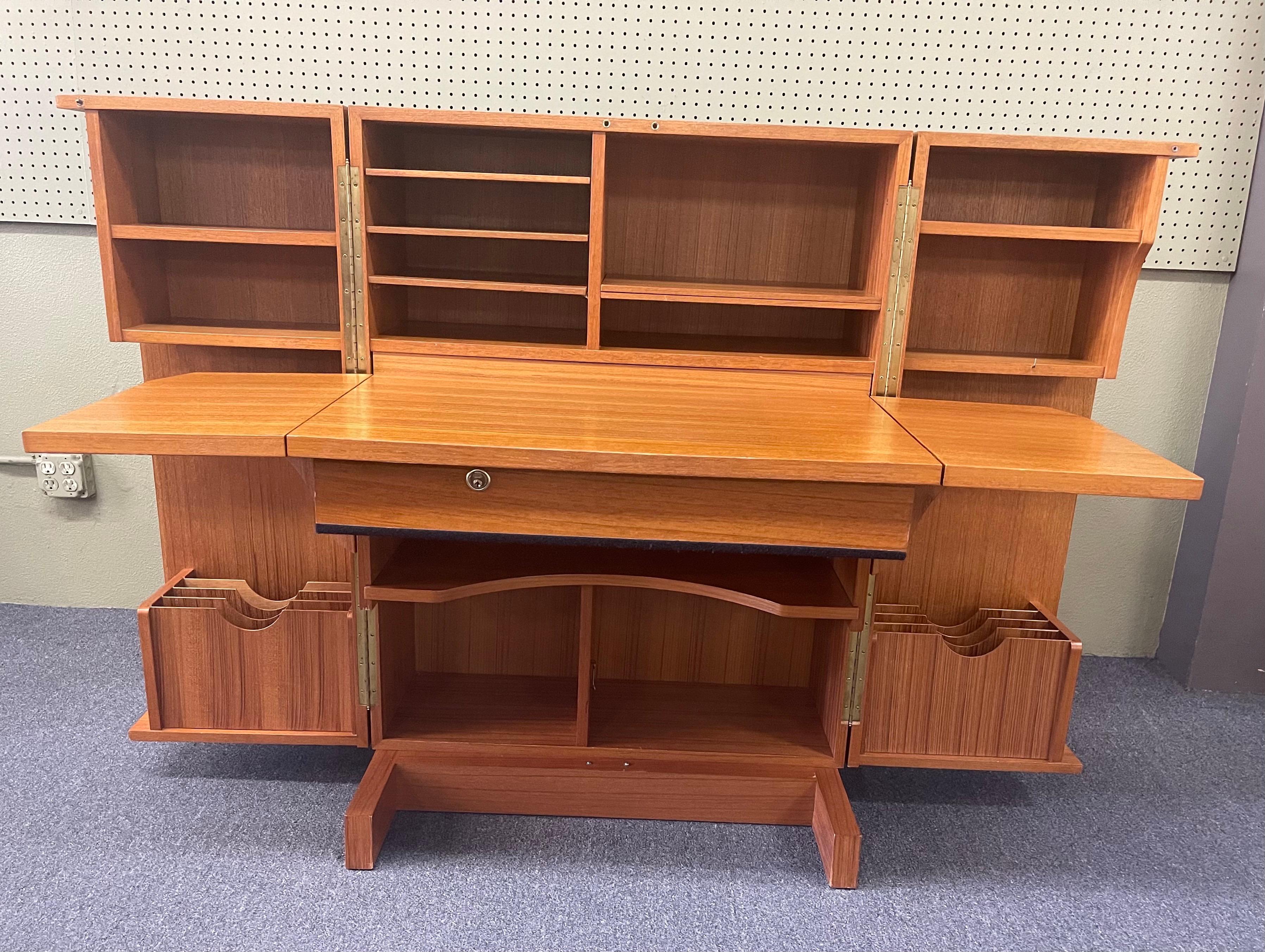 foldable desk cabinet