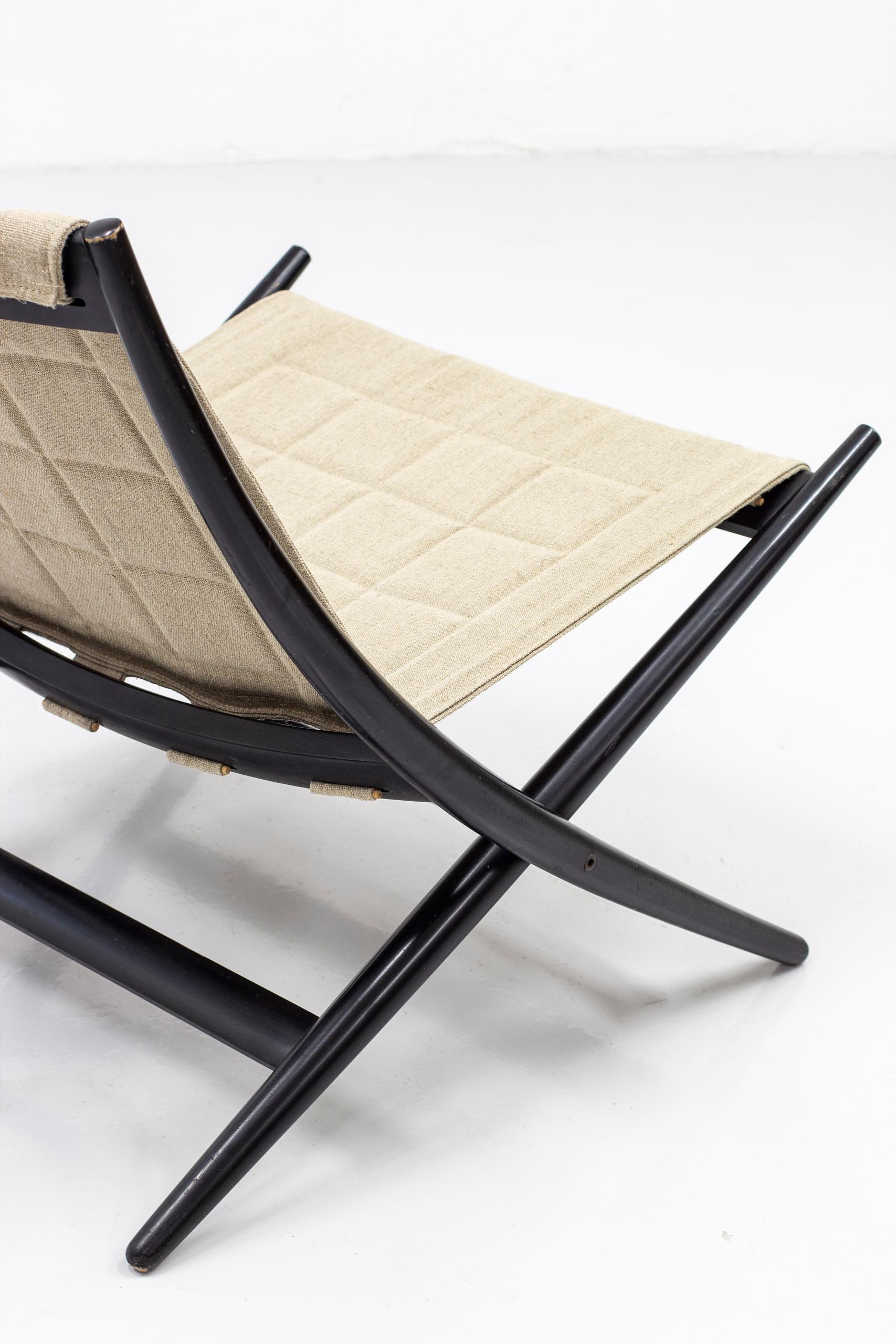 Danish Modern Folding Chair by John Hagen and Cabinetmaker I Christiansen 1