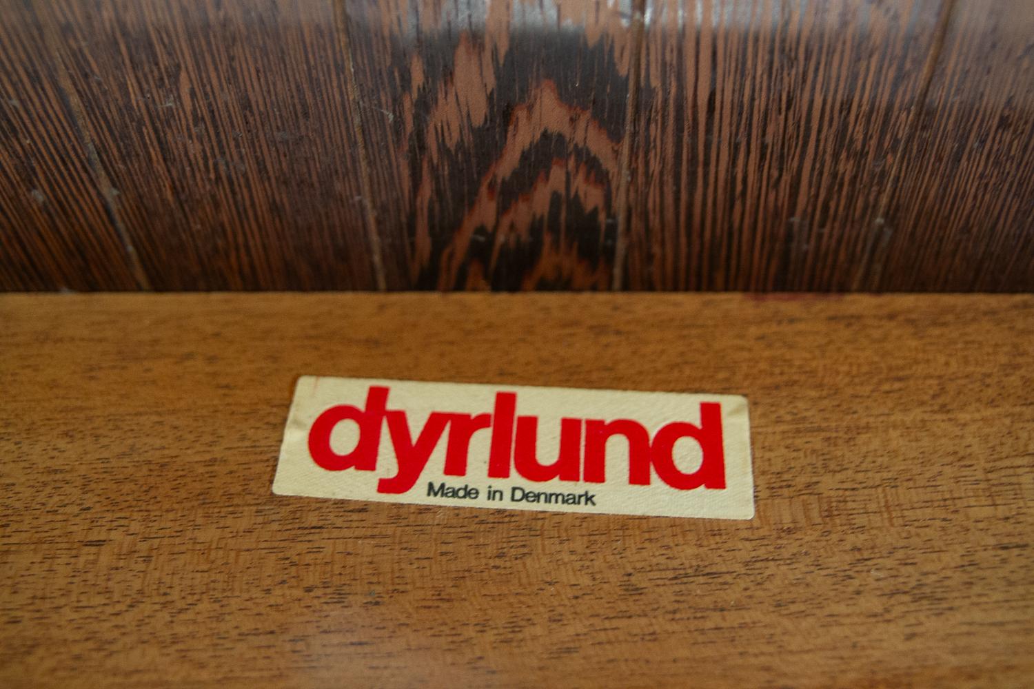 Dänische Modern Folding Dry Bar in Wengé von Dyrlund, 1960er Jahre.  im Angebot 5
