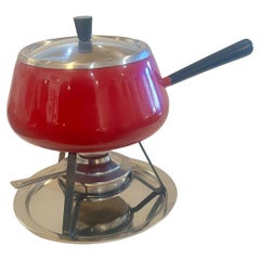 Pot à fondue danois moderne des années 1970 jamais utilisé par Spring Switzerland