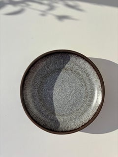 Dänische moderne Frank Studio Steinzeugschüssel, 1960er Jahre