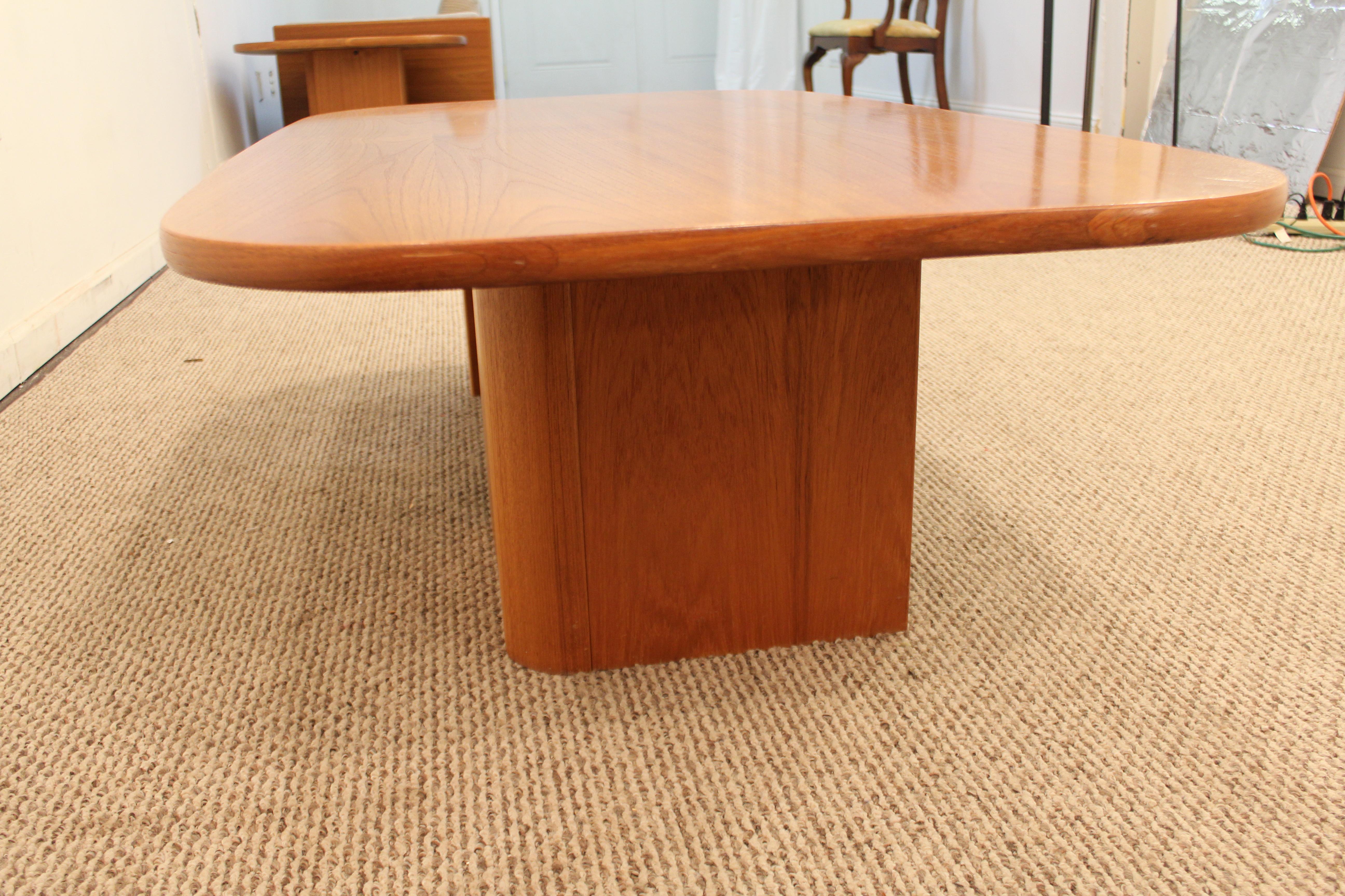 Scandinavian Modern Danish Modern Gangso Mobler Two-Tier Teak Coffee Table