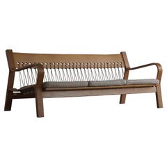 Danish Modern GE 671 Three-Seater Sofa by Hans J. Wegner for GETAMA, 1960s
