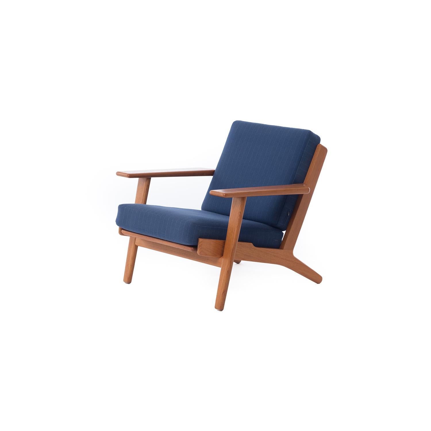 Danish Modern GE290 Teak Lounge Chairs by Hans J. Wegner GETAMA 290 9