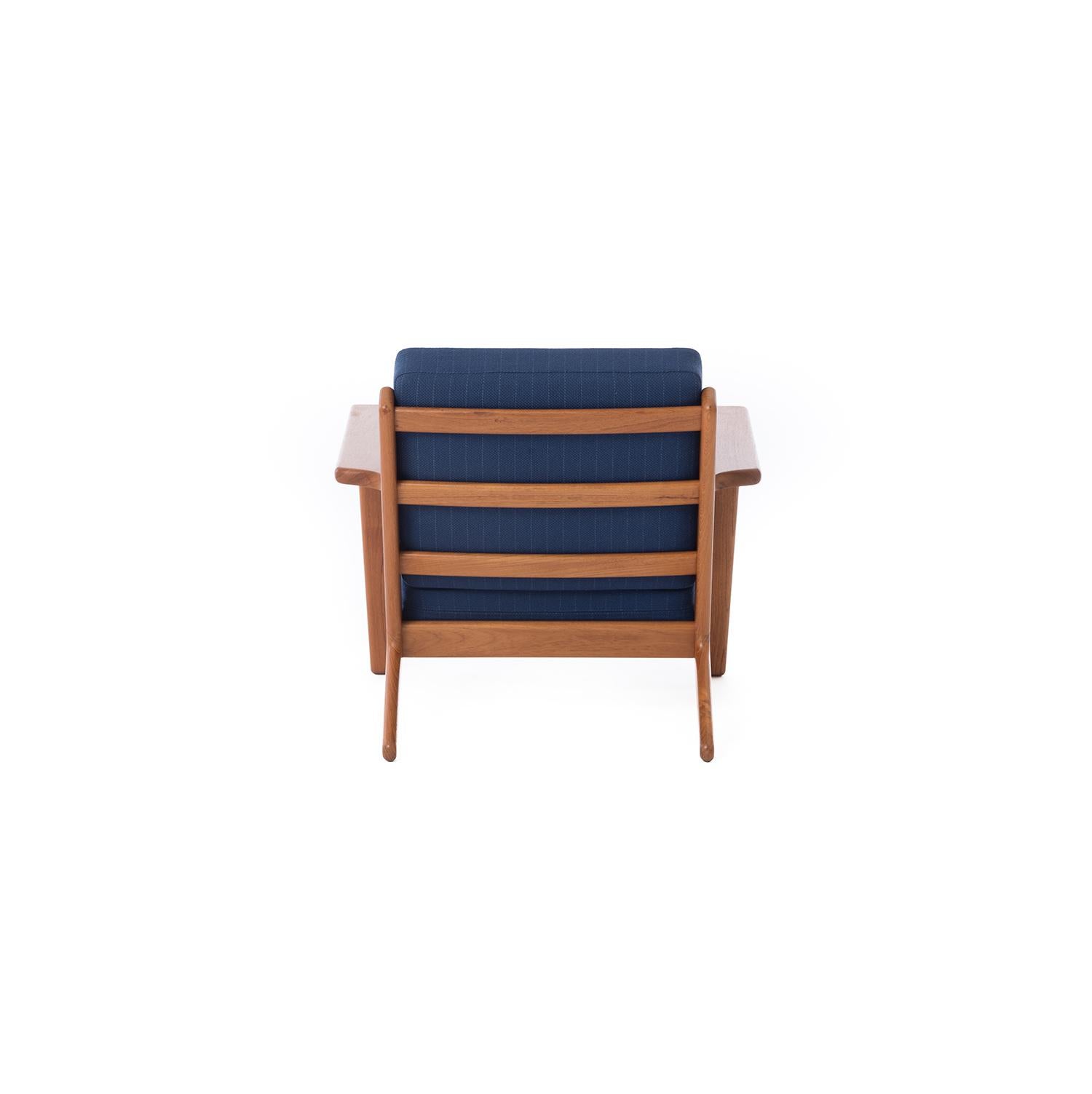 Danish Modern GE290 Teak Lounge Chairs by Hans J. Wegner GETAMA 290 12