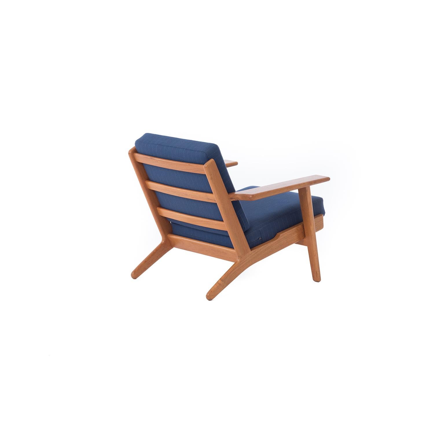 Danish Modern GE290 Teak Lounge Chairs by Hans J. Wegner GETAMA 290 13