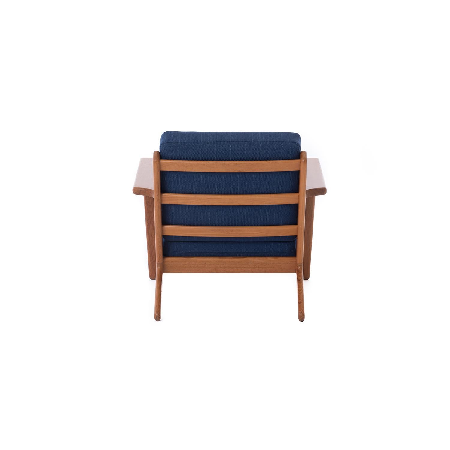 Danish Modern GE290 Teak Lounge Chairs by Hans J. Wegner GETAMA 290 1