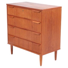 Danish Modern Gentlemans Chest in Teak by Trekanten