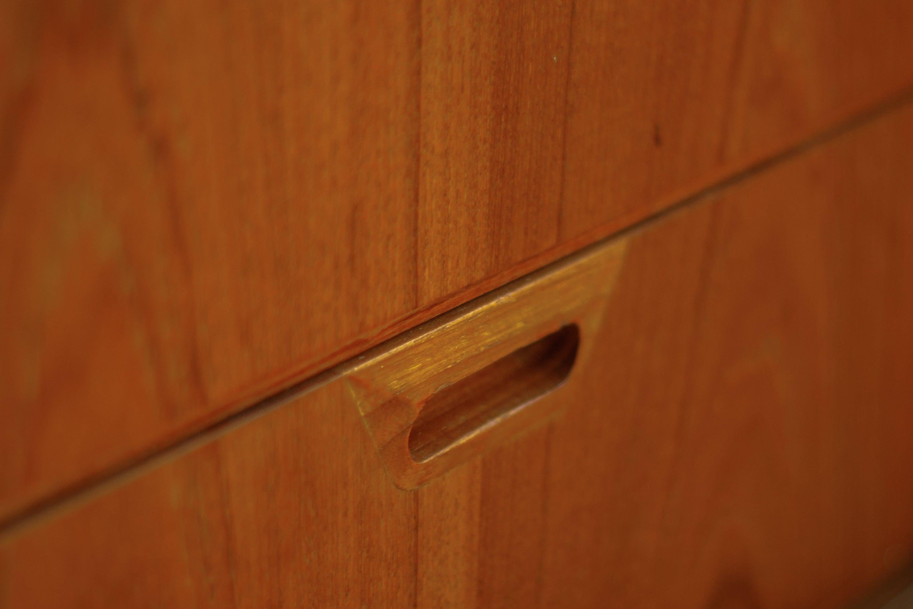 Danish Modern Gentleman's Dresser / Cabinet After Arne Vodder in Teak, c. 1960s 10