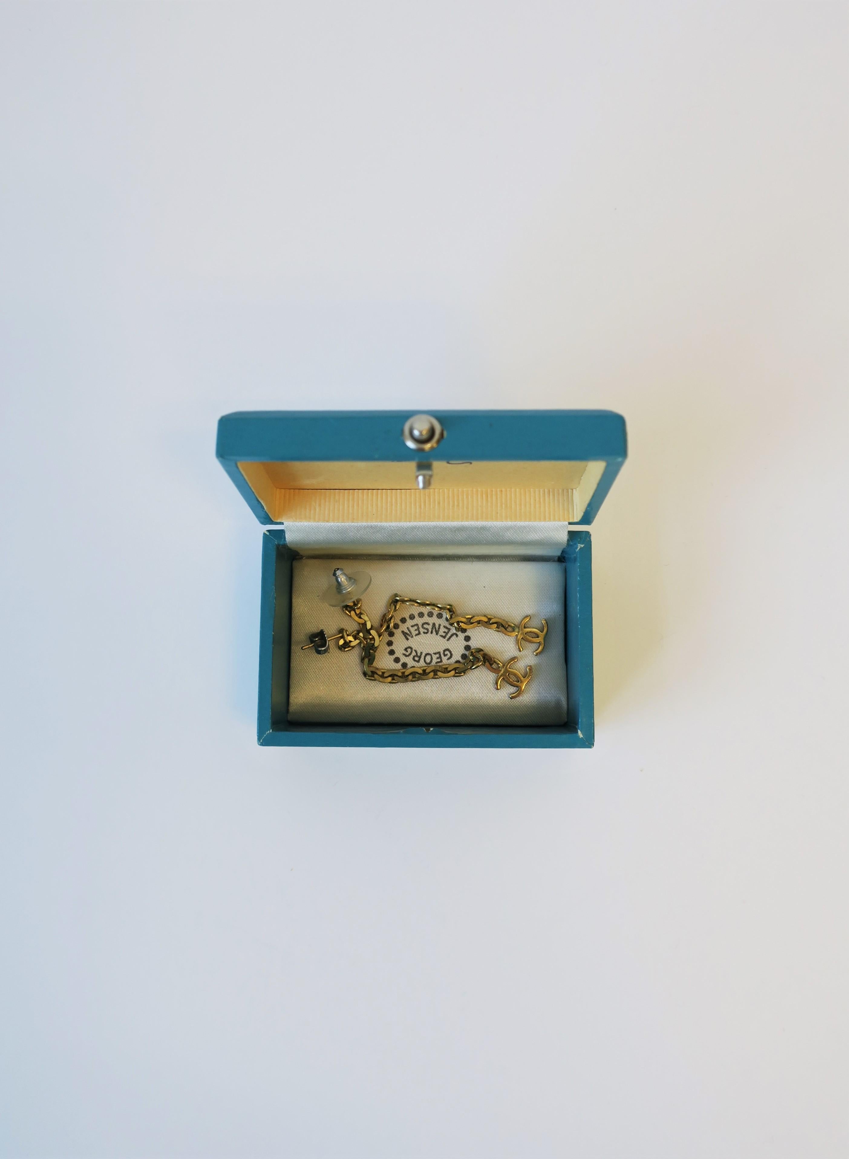 Lacquered Danish Modern Georg Jensen Jewelry Box
