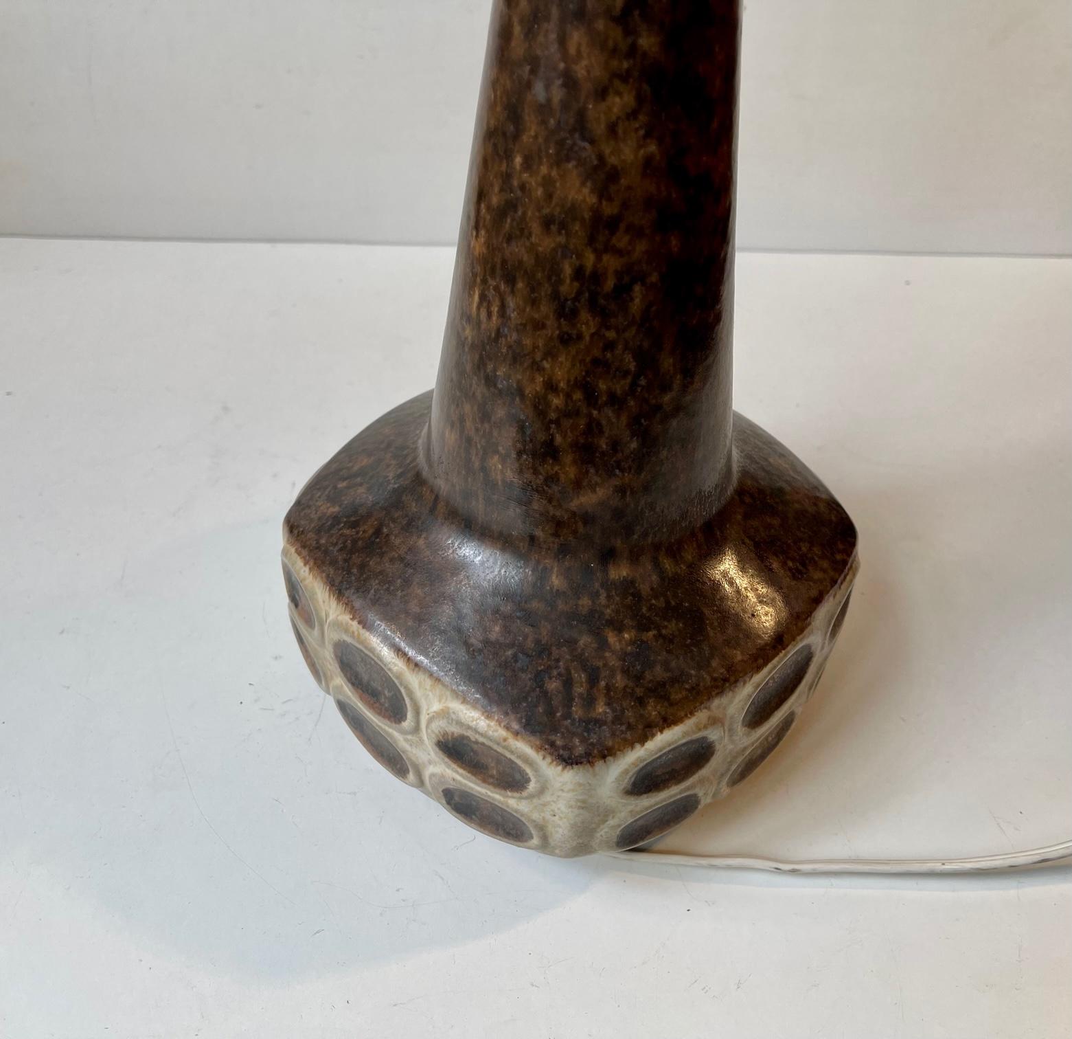 Danish Modern Glazed Ceramic Table Lamp by Marianne Starck for Michael Andersen In Good Condition In Esbjerg, DK
