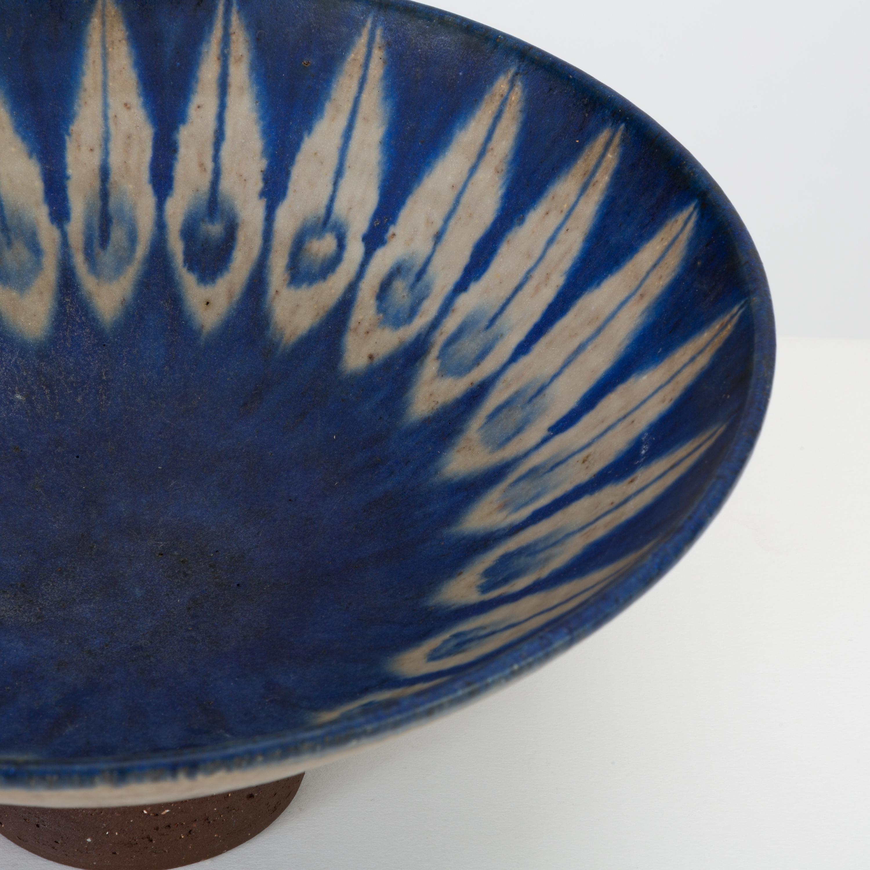 Danish Modern Glazed Stoneware Bowl by Thomas Toft 3