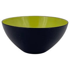 Vintage Danish Modern Green Krenit Bowl by Herbert Krenchel for Torben Orskov